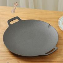 SMVP ketaus lauko kepsninės keptuvė 33cm vienos rankenos keptuvė-grilis spalva