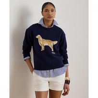 Lauren Ralph Lauren Auksinio retriverio megztinis Wmlrswes6820944999 S