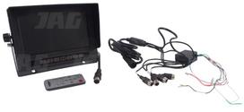 JAG97-0024 Laidinis monitorius 7 ", 800x480, 16: 9, 12-24V, IP68, 4 vaizdo įvestys, 1 audio