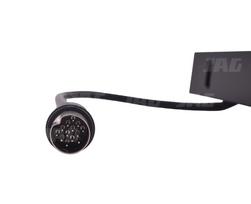 JAG97-0026 Laidinė 7" monitorius, 800x480, 16:9, 12-24V, 4 Vaizdo Įvestys, 1 Garso, SD kortelės lizdas 32GB
