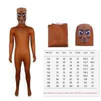 Tung Tung Tung Sahur Suaugusiųjų Cosplay Vaikams Animacinis Kombinezonas Bodis Helovino Karnavalo Šventės Kostiumas 110