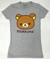 Rilakkuma lokys RILAKKUMA VEIDAS Moteriški mergaičių marškinėliai Nauji su etiketėmis Licencijuoti ir oficialūs Unisex marškinėliai XL