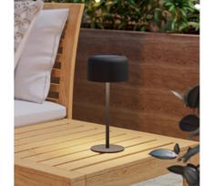 Eglo 901889 - LED saulės stalinė lempa ROCCANOVA LED/2,8W/3,7V IP44 juoda