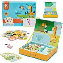 Magnetinė dėlionė CLASSIC WORLD Gyvūnų dėžė, 60vnt
