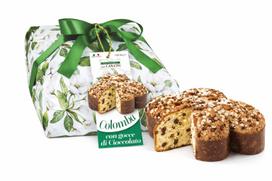 Pyragas COLOMBA su juodojo šokolado gabaliukais, 900 g