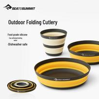 Sea to Summit Frontier Collapsible Silicone Campware Frontier Lightweight Folding Bowl - M - Bone White