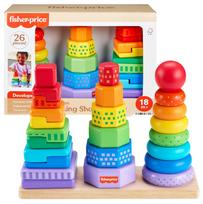 Fisher-Price mediniai statymo bokšteliai, HXT76