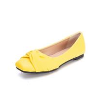 Fashion Women's Flat Shoes Fashion Loafer Flats Spring Autumn Female Ballet Shoes Woman Sweet Pink Green White Casual Big Large Size 48 34 abrikosas