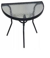 Lauko stalas Linosa, 41x71x64 cm, juodas