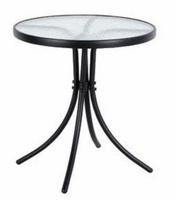 Lauko stalas Trapani, ø60x70 cm, juodas