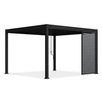 Horizontalios žaliuzės pavėsinėms Pergola ELEGANCE/DELUXE/FUSION 1.3 m, antracito sp. (123.5 cm)