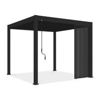 Vertikalios žaliuzės pavėsinėms Pergola ELEGANCE/DELUXE/FUSION 1 m, antracito sp. (93 cm)
