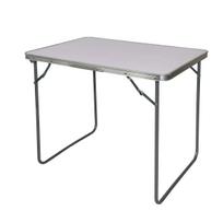 Turistinis sulankstomas stalas, 80x60x70 cm, baltas