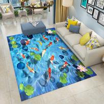 Modernus 3D kilimas miegamasis prie lovos Svetainė Sofa Kilimas Prieškambaris Durų kilimėlis Grindų Kilimėlis Miegamojo Virtuvė Neslystantis kilimėlis 50*80cm