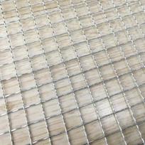 Kepsninės grotelės, grotelių tinklas kepsninei, nerūdijančio plieno, japoniškas, korėjietiškas, virtuvės gaminimo įrankiams 40x25cm