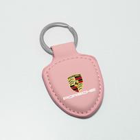 Odinis automobilio raktų pakabukas Skydo tipo raktų žiedas Porsche Panamera Cayenne Taycan 911 718 Macan Carrera-GT 928 944 968 944 Priedas juoda