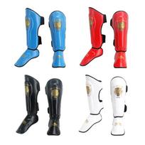 ANOTHERBOXER Kids' Combat Sports Shin & Instep Guards L juoda