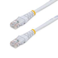 StarTech.com 15m Cat5e RJ45 UTP Patchkabel - Cat 5e Netzwerkkabel - Weiß - Patch-Kabel - RJ-45 (M)