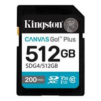 Kingston | Canvas Go! Plus | 512GB | SD | Flash memory class Class 10, UHS-I, U3, V30