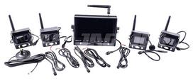 JAG97-0052 Belaidė HD stebėjimo sistema 4x kamera HD (420TVL) + 1x monitorius (7"), 2.4G Wireless
