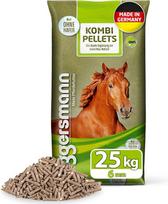 "Eggersmann Mein Pferdefutter" kombinuotosios granulės 6 mm 25 kg - granuliuotas kombinuotasis pašaras arkliams ir poniams - idealus priedas prie avižų ir šieno - žirgų pašaras su sumažintu baltymų kiekiu ir be avižų
