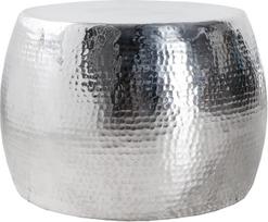 "invicta INTERIOR" rankų darbo "Orient" kavos staliukas 60 cm sidabro spalvos, klasikinio kaltinio dizaino