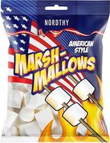 "Nordthy Giant Marshmallows" - 700 g - amerikietiškas stilius - itin dideli zefyrai kepimui, kepimui ir lauktuvėms