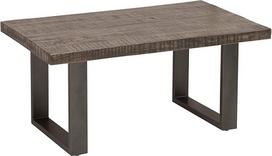 "Riess Ambiente Iron Craft" kavos staliukas 100 cm Mango mediena Pilka Pramoninio dizaino svetainės stalas Medžio masyvo stalas