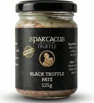 "Spartacus Truffle Foie Gras" paštetas su juodaisiais triufeliais 125 g - Foie Gras paštetas ir delikatesų užtepėlė su dideliu kiekiu tikrų juodųjų triufelių - gurmaniškas delikatesas ir dovanų idėja
