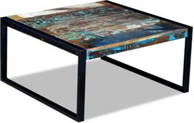"vidaXL" kavos staliukas Stalas Stovas Kietas regeneruotas perdirbtas medis 80x80x40 cm Gyvenamasis kambarys