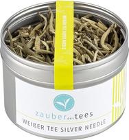 "Zauber des Tees" baltoji arbata "Sidabrinė adata" - baltoji arbata, baltoji arbata "Sidabrinė adata", sidabrinė adata, 35 g