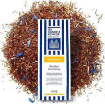 Aukštos kokybės "Rooibos" arbata palaidai | Elegantiška palaidoji raudonųjų krūmų arbata | 100 g | Rooibos Earl Grey | Tradicinė gamyba | TEE HANDELSKONTOR BREMEN