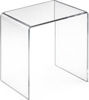 Aukštos kokybės akrilo stiklo staliukas arba naktinis staliukas Skaidrus W44 x D29,5 cm H 42,5 cm Akrilo stiklo storis 8 mm
