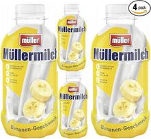 Bananų skonio pienas Bananų skonio bananų pienas (vienkartinis) 400 ml x 4 buteliai su "Pufai Grocery" [šviežumo garantija]