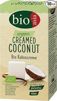 BIOASIA Ekologiško kokosų kremo blokelis, atsparus pjaustymui, 100 % kokosas rafinuotiems patiekalams Vegan, Halal, be glitimo (10 x 200g)