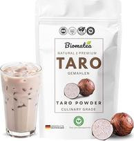 Biomatea Taro milteliai 100 g - aukščiausios kokybės - natūralūs ir gryni - be glitimo, veganiški ir be priedų - idealiai tinka Latte, burbulinei arbatai, kokteiliams, kepiniams ir desertams, natūralūs