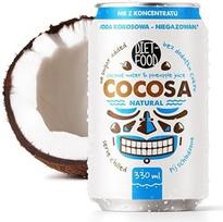 DIET-FOOD Cocosa Coconut Water Kokosų vanduo Kokosų vanduo Gazuotas Kilmės šalis Vietnamas Be dirbtinių priedų ir cukraus 330 ml