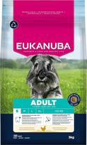 Eukanuba sausas maistas su šviežia vištiena mažų veislių šunims, aukščiausios kokybės sausas maistas suaugusiems šunims, 3 kg