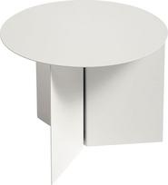 HAY Slit 102477-4009000 Šoninis staliukas iš milteliniu būdu dengto plieno Aukštis 35,5 cm x D 45 cm Baltas