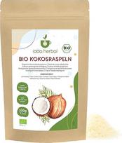 IDDA Žoliniai kokosų dribsniai, ekologiški, 200 g, kokosų dribsniai be cukraus kepiniams ir desertams