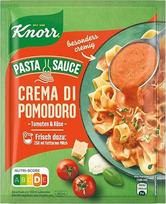 Knorr makaronų padažas Crema di Pomodoro Skanus makaronų padažas su pomidorais ir sūriu 250 ml