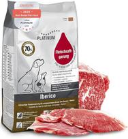 PLATINUM - Suaugusių Iberico šunų ėdalas iš mėsos sulčių garnyro - 5 kg sauso šunų ėdalo iš Iberijos kiaulienos - ypač skanus sausas ėdalas visų veislių šunims - išbandytas Vokietijoje