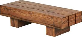 WL1,325 Wohnling Sheesham kavos staliukas iš medžio masyvo 120 x 45 x 30 CM