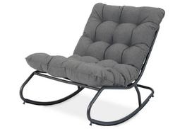 Supamasis lauko krėslas AGAVA, Dark Grey
