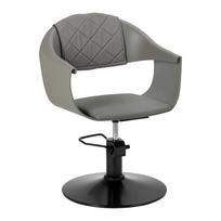 HAIR SYSTEM kirpyklos kėdė HALO NOIR, pilka, hidraulinė