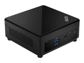 MSI Cubi 5 12M-001EU Intel Core i7-1255U 2x8GB 512GB SSD no HDD Integrated Graphics W11P Black 3Y