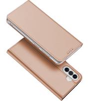 Rausvai auksinės spalvos atverčiamas dėklas Samsung Galaxy A37 5G telefonui "Dux Ducis Skin Pro"