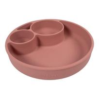 Filibabba silikoninė padalinta lėkštė - Rose