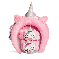 Unicorn Headband + Wristbands Set Lankelis plaukams + apyrankės vaikams 1 vnt.