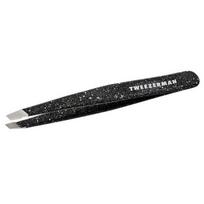 Tweezerman Sparkling Black Classic Slant Tweezer Pincetas, blizgantis, 1 vnt.